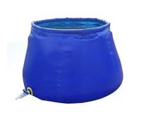 26-1320.9 Gal Foldable Portable Emergency Water Storage Bag, Large Capacity Water Bladder, Software Round Storage Barrel Containers(Blue,1x0.7x0.8m/400L/105.7Gal)