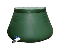 26-1320.9 Gal Folding Emergency Water Bladder Soft Bag with Lid, Portable Collapsible Water Bladder Containers Tank Barrel(Green,2.8x1.8x1m/4000L/1056.7gal)