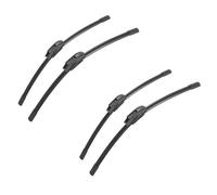 26" + 16"+ 14" For Peugeot 206 Hatchback 2001-2006 Front Rear Wiper Blades Windshield Windscreen Window Cutter(4x Front wiper)