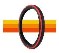 26 2.125 Tire | Mountain Bike Tire 26x2.125 Tire | Wear-resistant 26 Inch 2.125 Bicycle Outer Tire (Size : 26X2.125)(Red)