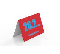 26.2 miles Congratulations Marathon Running Greeting Card PT614