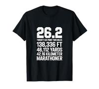 26.2 Twenty Six Point Two Miles Marathoner T-Shirt