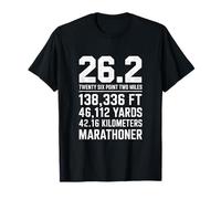 26.2 Twenty Six Point Two Miles Marathoner T-Shirt