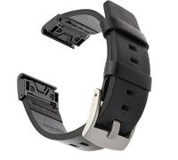 26 22MM Leather Quick Release Watchband Strap For Garmin Fenix 7X 7 6 6X Pro 5 5X Plus 3 HR Watch Easyfit Wrist Band Bracelet