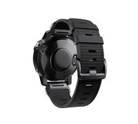 26 22mm Nylon Watch Band Straps Fit For Garmin Fenix 6X 6 7X 7 EPIX Easyfit Wristband Fit For Fenix 5X 5 3 3HR Tactix 7 watch Bracelet(Black,26mm Descent Mk2 MK1)