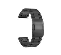 26 22mm Quick Release Metal Stainless Steel Wristband Fit For Garmin Enduro 2 Descent Mk2/Mk2i/Mk1/Epix Pro/Gen 2 G1 D2(Black,QuickFit 22mm)