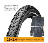 26 27.5 29 2.0 2.2 MTB Tire Race King Bicycle Tire Anti Puncture 180TPI Folding Tire Tyre Mountain Bike Tyre X-king(29x2.0 wihte)