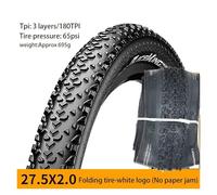26 27.5 29 2.0 2.2 MTB Tire Race King Bicycle Tire Anti Puncture 180TPI Folding Tire Tyre Mountain Bike Tyre X-king(27.5x2.0 wihte)