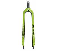 26/27.5/29" 3K T800 MTB Mountain Bike Fork Super Light 1-1/8" Fixed Disc Brake Full Carbon Threadless Straight Tube Front Fork 28.6mm Green,26in(Verde,27.5in)