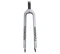 26/27.5/29" 3K T800 MTB Mountain Bike Fork Super Light 1-1/8" Fixed Disc Brake Full Carbon Threadless Straight Tube Front Fork 28.6mm Green,26in(White,29in)