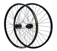 26/27.5/29 In MTB Bike Wheelset, Double Wall Alloy Rims 32H Front 2 Rear 4 Bearings Thru Axle Quick Release 8-12 Speeds