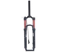 26/27.5/29 Inch Mountain Bike Fork, Rebound Adjustment, Tortoise-Rabbit Dual Air Chamber Shock Absorber Front Straight Tube Line Control, Suspension Fork A,27.5inch