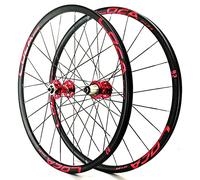 26 27.5 29 Inch Mountain Bike Wheelset Aluminum Alloy Wheel Set Disc Brake Flat Spokes 24 Holes Quick Release