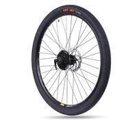 26/27.5/29 Inch Mountain Bike Wheelset Disc Brake Replacement Bicycle Wheels With Tire Quick Release 100mm/135mm Wheel For 7-9s Cassette(Rear wheel 8s,27.5in)