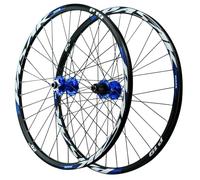 26/27.5/29 Inch MTB Bike Wheelset, 32 Holes Bike Hub Disc Brake 4 Bearings Aluminum Alloy Wheels Thru-Axle 15 * 100mm Double Wall Rims