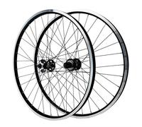 26/27.5/29 Inch MTB Bike Wheelset Front And Rear Wheels Set With Double Six-Hole Disc, Aluminium Wheels With 2 Spokes ，Enjoy Your Ride(Colour,26inch)