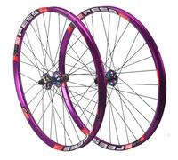 26" 27.5" 29" Mountain Bike Wheelset Aluminum Alloy Rims 32H Thru Axle Disc Brake Front Rear Wheels Fit 8-12 Speed Cassette Bicycle Wheelset