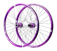 26/27.5/29 Mountain Bike Wheelset - Boost Thru Axle 110/148mm, 32h, Disc Brake, Dh/xc/am, Compatible With 7-12s Cassette, Durable Mtb Rims Purple 27.5''