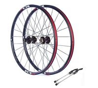 26'' 27.5'' 29" Mountain Bike Wheelset Carbon Fiber Hub Wheel Set Quick Release Disc Brake 24H Flat Spokes Rims 9 10 11 Speed Cassette (Black 29inch)