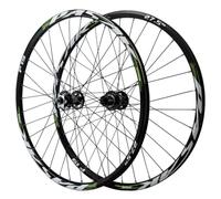 26/27.5/29'' Mountain Bike Wheelset - Lightweight Alloy Rims, Double Wall, Disc Brake, Quick Release Hub, Sealed Bearings, 7-12 Speed Compatible Black 27.5inch