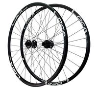 26/27.5/29" Mountain Bike Wheelsets Aluminum Alloy Rim Centerlock Disc Brake Quick Release Wheels 28H For 7 8 9 10 11 12 Speed Cassette(Silver_27.5")