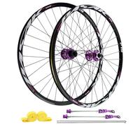 26"/27.5"/29" MTBs Wheelset, Disc Brake 32H Aluminum Alloy Rims & HG Hubs Front Wheel 100x9mm / 135x10mm Rear Wheels Compatible 7-12 Speed and 1.25~2.25" Tire
