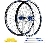 26"/27.5"/29" MTBs Wheelset, Disc Brake 32H Aluminum Alloy Rims & HG Hubs Front Wheel 100x9mm / 135x10mm Rear Wheels Compatible 7-12 Speed and 1.25~2.25" Tire
