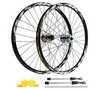 26"/27.5"/29" MTBs Wheelset, Disc Brake 32H Aluminum Alloy Rims & HG Hubs Front Wheel 100x9mm / 135x10mm Rear Wheels Compatible 7-12 Speed and 1.25~2.25" Tire