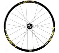 26/27.5/29in Quick Release 100mm Front Wheel 135mm Rear Wheel For Mountain Bikes Disc Brake 24H Hubs Support 8/9/10/11/12 Speed Cassette(Black-gold,27.5''Rear)