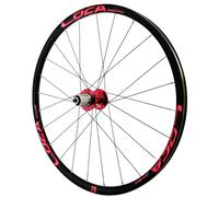 26/27.5/29in Quick Release 100mm Front Wheel 135mm Rear Wheel For Mountain Bikes Disc Brake 24H Hubs Support 8/9/10/11/12 Speed Cassette(Red,29''Rear)