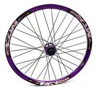 26/27.5inch Mountain Bike Rear Wheel Thur Axle Disc Brake 32H Hub For 7/8/9/10/11/12 Speed Cassette Aluminium Alloy Rims(Purple,27.5''-12x148mm)