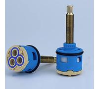 26/28/33/35/37mm Tap Cartridge, Ceramic Disc Cartridge Replacement Faucet Water Mixer Tap Inner Control Kitchen Faucet Valve,E-33mm