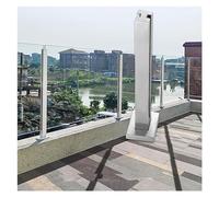 26" 30" 33" 37" 41" 45" High Stainless Steel Balcony Railing Ki Mount Pool Fence Spigot Balustrade Post Clamp for Deck Poolside & rdenHeavy Duty Silver Finish