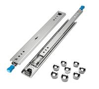 26-52" Heavy Duty Side Mount Full Extension Ball Bearing Drawer Slides with Lock, Quiet Operation, Perfect for Camping Storage Solutions and Heavy-Duty Applications