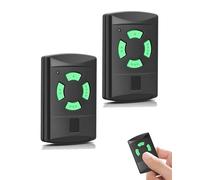 26.975 MHz Handheld Transmitter for Hörmann HSM2, HSM4, HSE2, HS2/4/1, Green Button, 4 Channels, Garage Door Opener Remote Control for HSP4-C, HSD2-A, HSD2-C Replacement Remote Control (2 Pieces)