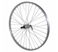 26" aluminum rear wheel with freewheel hub, 7-6 speed, 21c rim for mountain bike