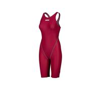 (26) Arena Women Swim Suit Deep Red Powerskin ST 2.0 Next Open Back Racing Onepiece