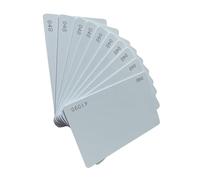 26 Bit Proximity CR80 Cards Weigand Prox Blank Printable Swipe Cards Compatable with ISOProx 1386 1326 H10301 Format Readers. Works with The vast Majority of Access Control Systems (10)