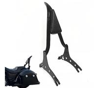 26" Black Sissy Bar, Detachable Passenger Backrest Rear Pad Compatible for 2014-2023 Chieftain Roadmaster Springfield Challenger Chief Dark Horse