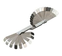 26 Blade Offset Feeler Gauge - 0.127 to 0.762mm - 75 x 13mm Blades - Dual Marked