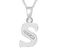 26 Capital Letters English Initials Pendant Necklace CZ Zircon Personality Name Clavicle Chain Fashion Women Girls Accessories Birthday Gift