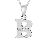 26 Capital Letters English Initials Pendant Necklace CZ Zircon Personality Name Clavicle Chain Fashion Women Girls Accessories Birthday