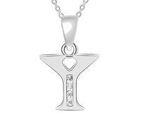26 Capital Letters English Initials Pendant Necklace CZ Zircon Personality Name Clavicle Chain Fashion Women Girls Accessories Birthday Gift