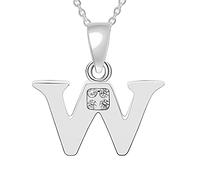 26 Capital Letters English Initials Pendant Necklace CZ Zircon Personality Name Clavicle Chain Fashion Women Girls Accessories Birthday Gift