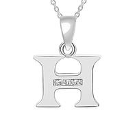 26 Capital Letters English Initials Pendant Necklace CZ Zircon Personality Name Clavicle Chain Fashion Women Girls Accessories Birthday Gift