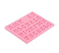 26 Cavities Alphabet Crayon Makers, Letter Makers Silicone Letter Cake Non Stick Chocolate Soft and Easy to Release for Biscuit Ice Cube Chocolate Resin Concrete