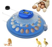26-Egg Incubator with Automatic Egg Turning and Humidity Control | with 360° Viewing Window | Suitable for Hatching Eggs of Poultry &Reptiles Such as Chickens,Ducks,Geese,Quails,Parrots,etc