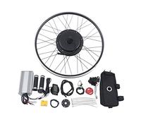 26" Electric Bike Conversion Kit, 48V 1500W Rear Wheel Hub Motor Electric Bicycle Motor Conversion Kit, 7 Speed Freewheel E-bike Cycling Hub with Controller LCD Display PAS System