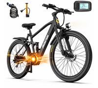 26" Electric Mountain Bike,21Speed 36V13Ah Battery