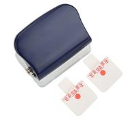 26 - Hole Paper Puncher, Manual Hole Punch Tool for A4 B5 A5 Paper, Multi Function Office Supplies with Movable Positioning Columns and Scrap Box, Durable Metal Blade for DIY Bindi (Dark Blue)